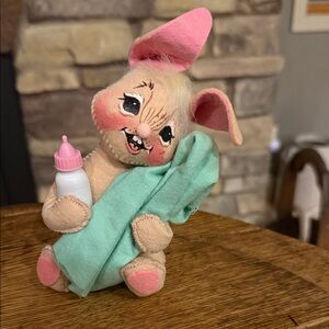 Vintage 1994 Annalee Baby Girl Bunny